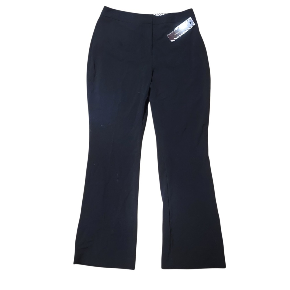 NWT Dana Buchman Black Mid Rise Bootcut Sz 8S Dress Pant‎ 30x29